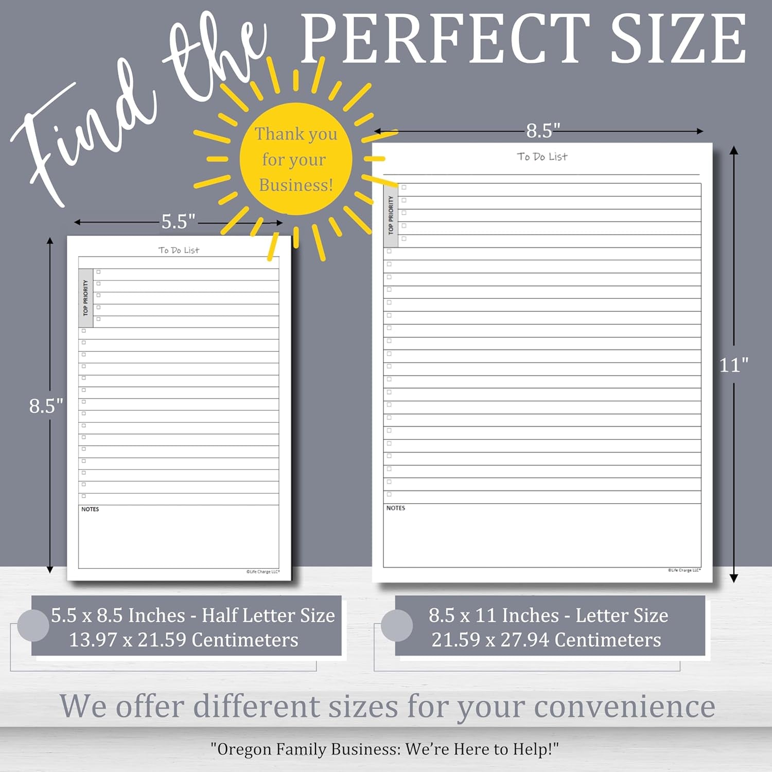 TO DO List Planner Notepad, 50 Page Planning Pad. Undated Todo Checklist W/Priority & Note Sections. Organize & Track Projects, Clients or Daily Tasks. 8.5 X 11, A4 Sheets.