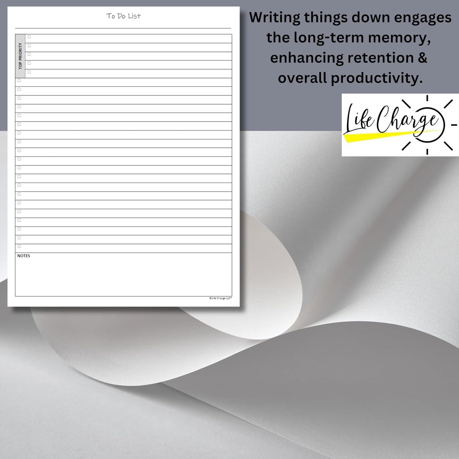 TO DO List Planner Notepad, 50 Page Planning Pad. Undated Todo Checklist W/Priority & Note Sections. Organize & Track Projects, Clients or Daily Tasks. 8.5 X 11, A4 Sheets.